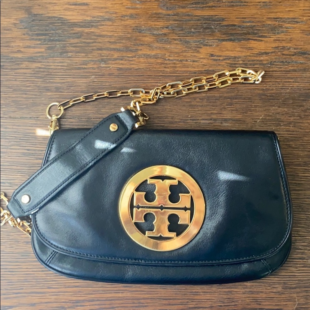 Tory Burch Amanda Gold Chain Clutch